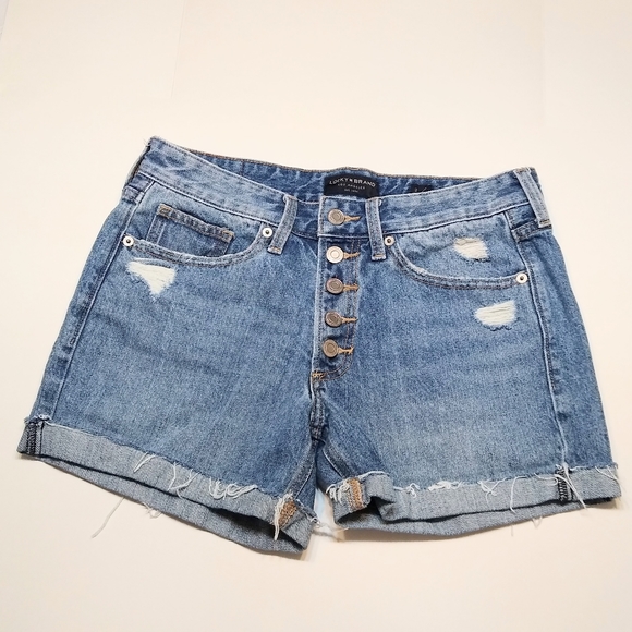Lucky Brand Pants - Lucky Brand Boyfriend button fly shorts, 2/26. Jean shorts.